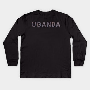 Uganda Kids Long Sleeve T-Shirt